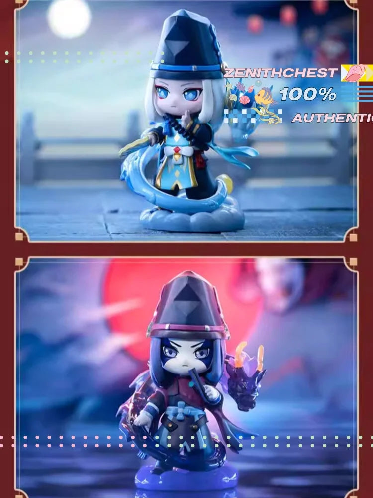 Authentic POPMART Onmyoji Series Blind Box Figure Chic Collector's Item Desktop Accent Premium Present for Onmyoji Devotees
