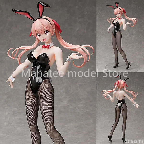 FREEing Original A Couple of Cuckoos Erika Amano Bunny Ver. 1/4 PVC Action Figure Anime Model Toys Collection Doll Gift