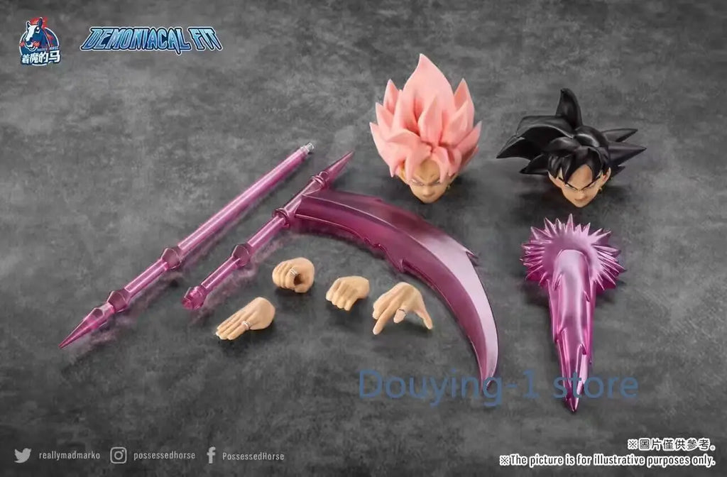 Dragon Ball S.H.Figuarts Shf Ultimate Atrocious Black Goku Zamasu Action Figure Anime Collector Model En Stock