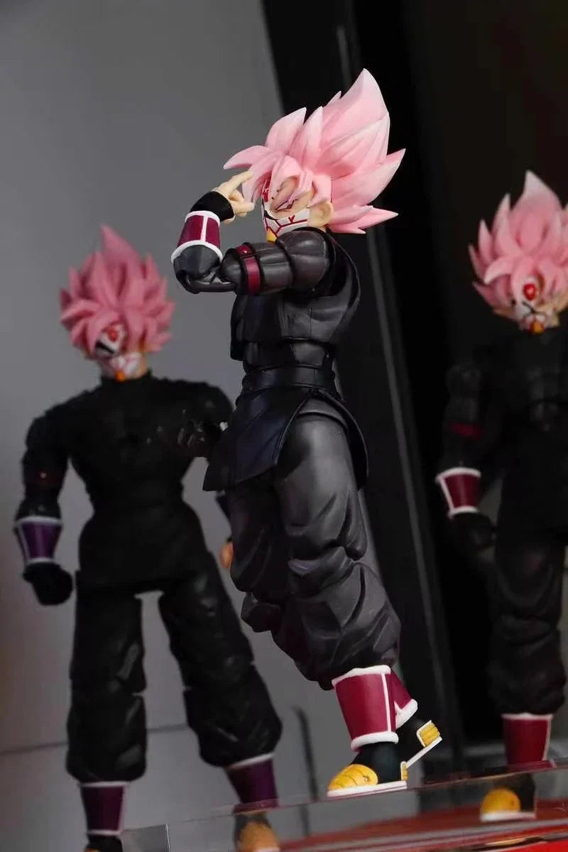 Demoniacal Fit DF Dragon Ball SH Figuarts SHF Ultimate Atrocious Black Goku PinkZamasu Anime Action Figures Collection Model Toy