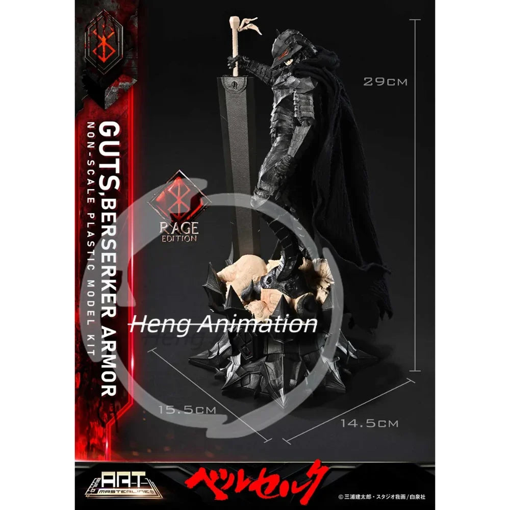pre-sale Prime 1 Studio Berserker Armor Rage Plastic Model Kit Unpainted White Model Q1 26