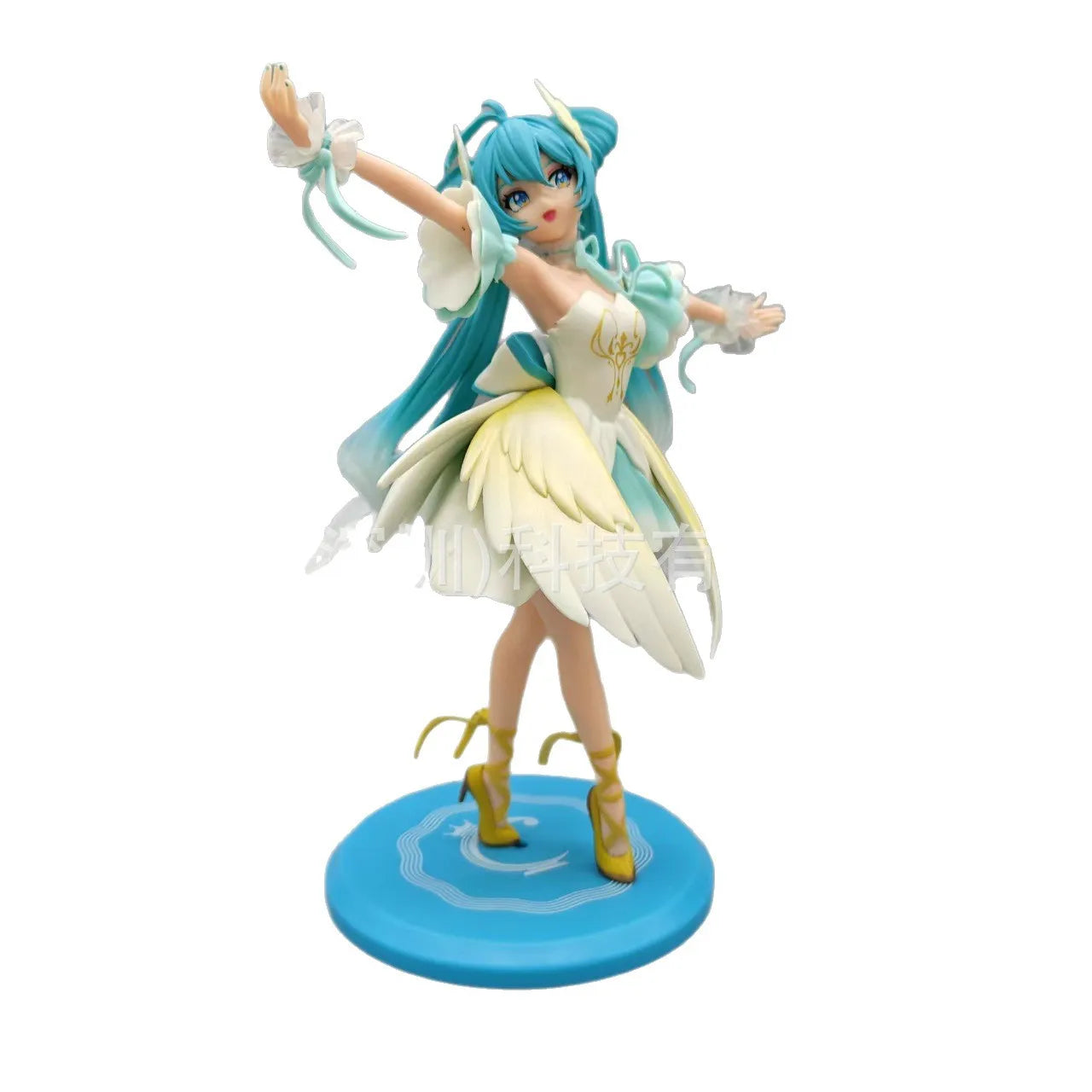 13cm Hatsune Miku Anime Figure Miku Dance Swan Lake Action Figure Pvc Ko Model  Desktop Cute Collection Girl Toy Gift
