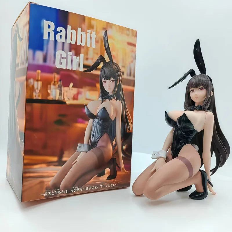 Hot Animation Anime Beautiful Girl Rabbit Girl Fei Na Hand Made Model Toy Desktop Case Ornament Toy Boy Gift