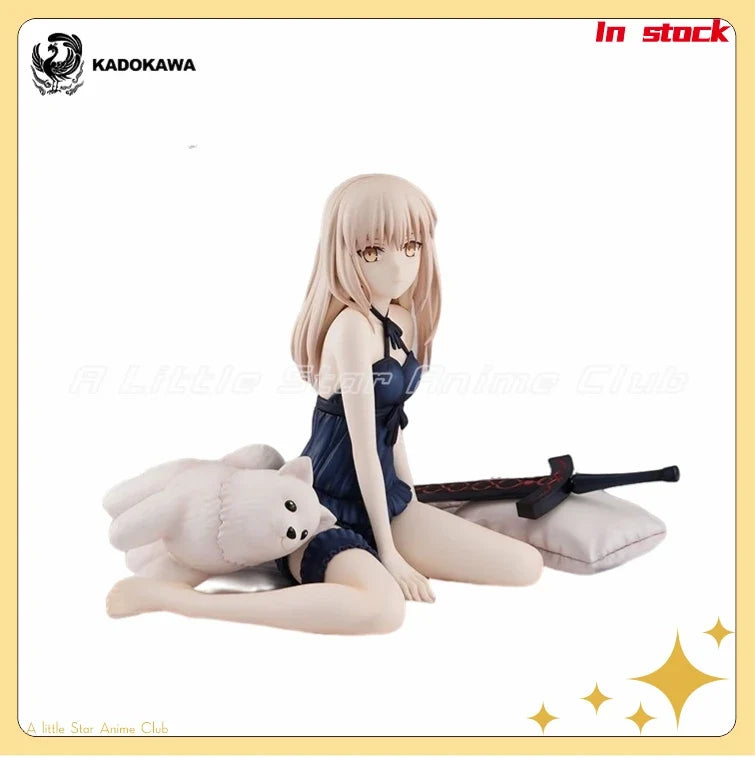 In Stock KADOKAWA KDcolle Fate/stay Night [Heaven’s Feel] Saber Alter  Sling Night Dress Anime Figures Model Collection