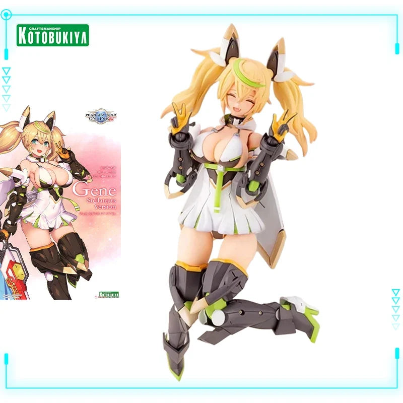 Kotobukiya Original Phantasy Star Online 2 Es Gene Stella Innocent & Stella Tears Ver Mobile Suit Girl Action Figure Toys Model