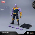 6 Style Marvel Anime Character Iron Man Spider Man Thor Captain America Hulk Thanos Figurine 1/12 Scale Assembled Model Kids Toy