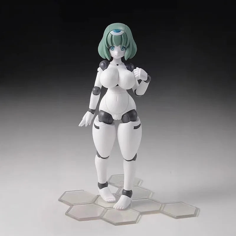 13cm Anime Polynian Fll Janna White Skin Ver 2.0 PVC Cute Girl Action Figure Articulated Joints Desk Decor Collection Gift Toy