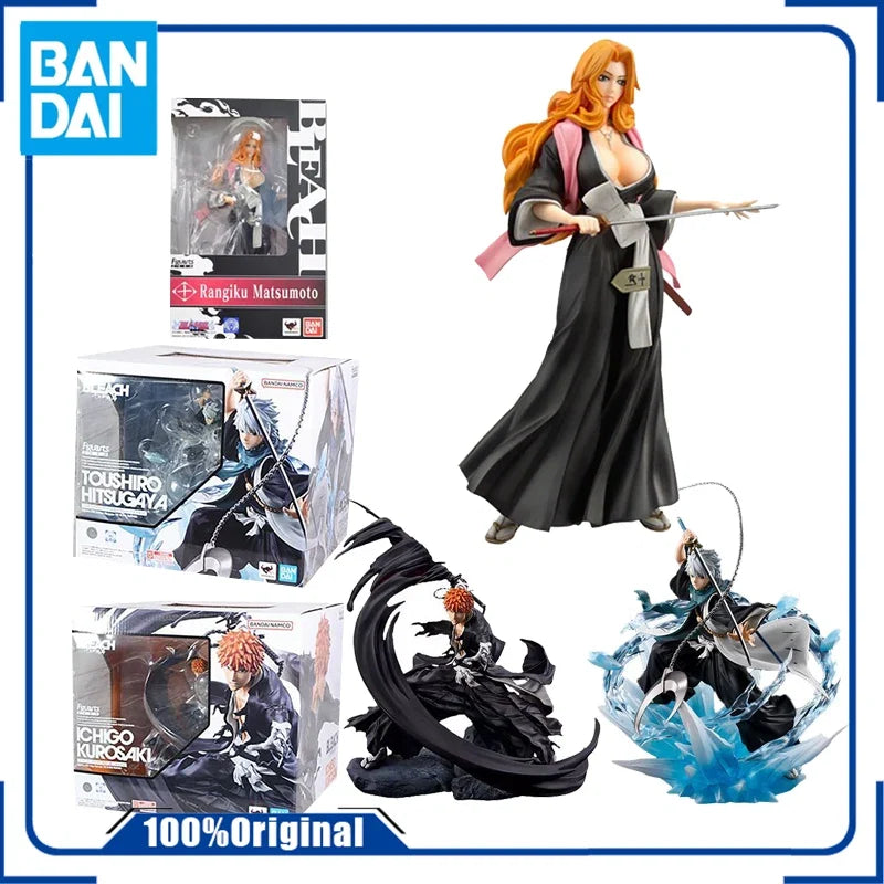 In Stock BANDAI Figuarts Kurozaki Ichigo Fanya Winter Shigero Matsumoto Tsukiki Original Anime Figure Model Toys Action Collecti