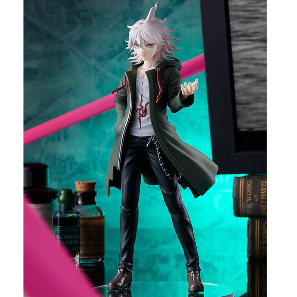 20.5CM Figure Komaeda Nagito Standing Posture Game Character Anime Danganronpa Model Toy Gift Collection Ornaments Crafts PVC