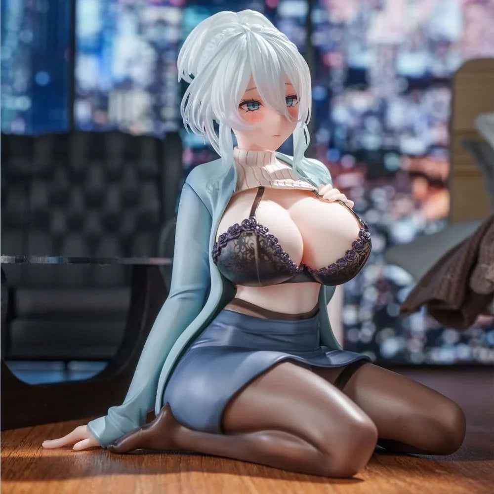 14CM cartoon figure quality beautiful girl cartoon figure model ornaments car decoration desktop doll model