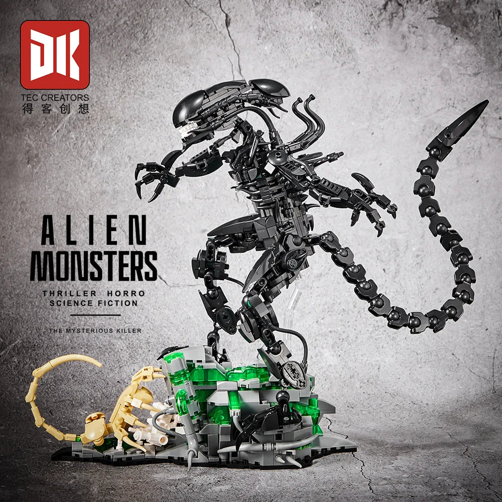 Xenomorph&The Predators Toy Lega Building Blocks Alien vs. Predator figure The Yautja&Alien Character Model Toys for Gifts