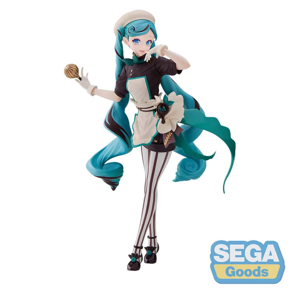 21cm Hatsune Miku Figure Hatsune Miku Chocolate Pastry Chef Figure Collection Luminasta Series Ko Model Toy Gift Customized