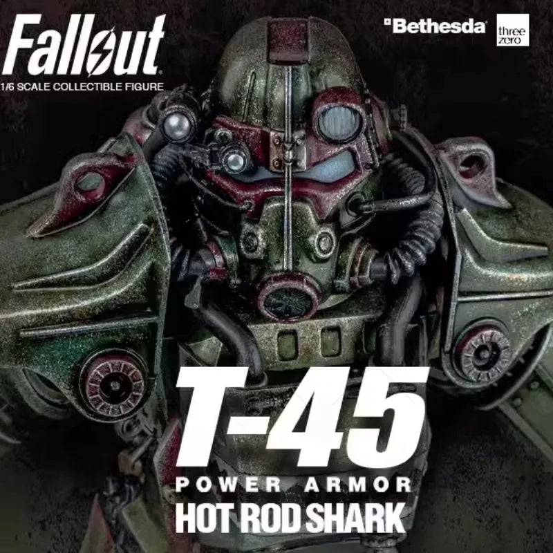 In Stock Original in Stock Threezero 3Z07740W0 Fallout T-45 T45 Shark Power Armor 1/6 Action Figure Collection Gift