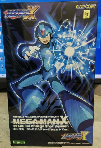In Stock Original KOTOBUKIYA Megaman X Aix Advanced Charging Shooter Anime Doll Figure Model Toys Gift