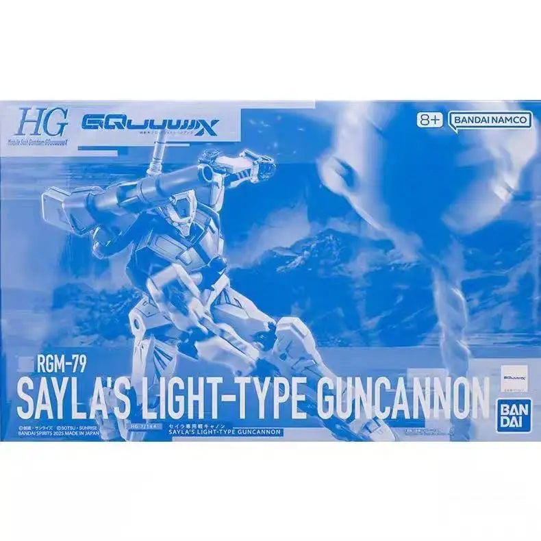 Bandai Gundam Modellbausatz HG Maßstab 1:144 GQuuuuuuX Roboter RGM79 Saylas Lighttype Guncannon Actionfigur Bausatz Sammlerstück Spielzeug