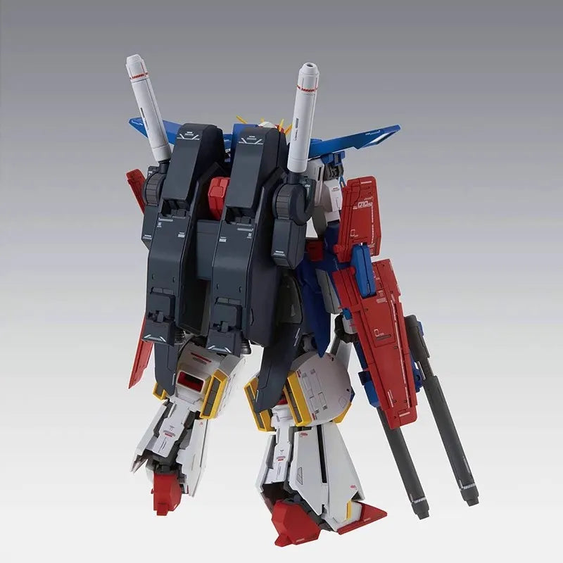 Bandai Original MG Master Grade Series MG196 MSZ-010 ZZ Gundam Ver.KA Anime Action Assembly Figures Model Toys Collectible Model