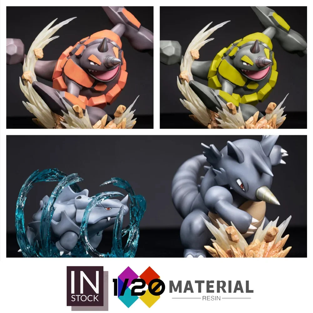 [IN STOCK] 1/20 Resin Scale World [UNOVA] - Rhyhorn & Rhydon & Rhyperior