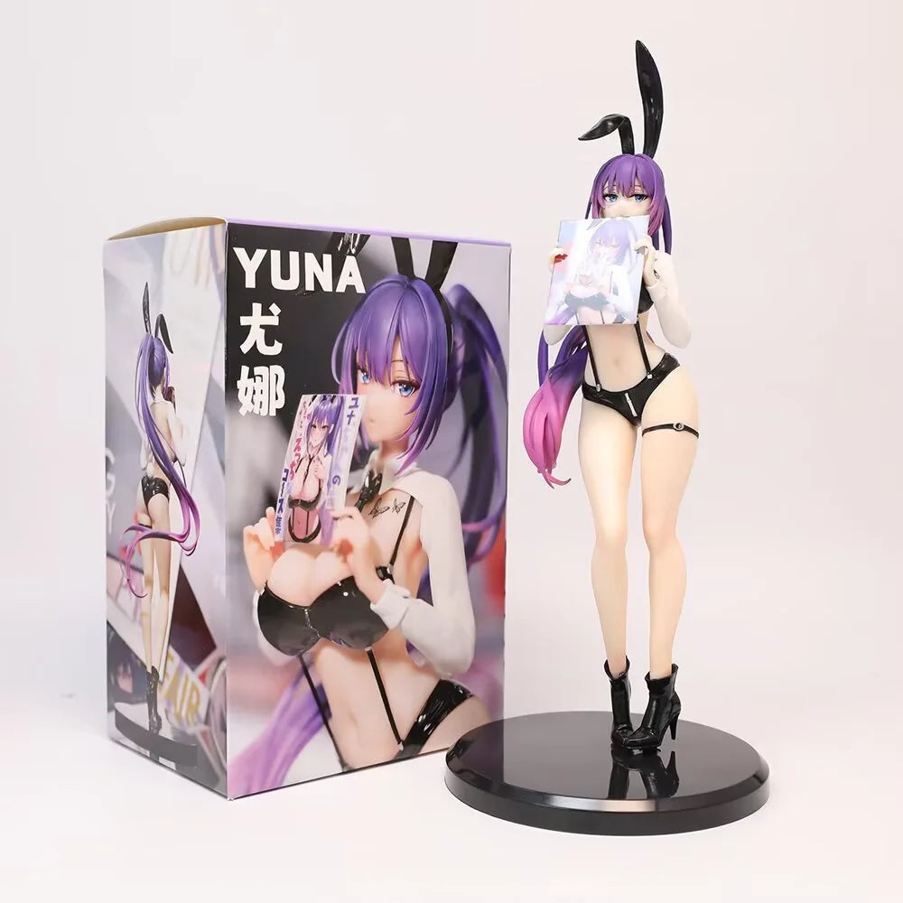 Trendy Desktop Decoration UNA Rabbit Girl Model Collectible PVC Toy Gift Anime Figure 8+ Years Old Fans Collectibles