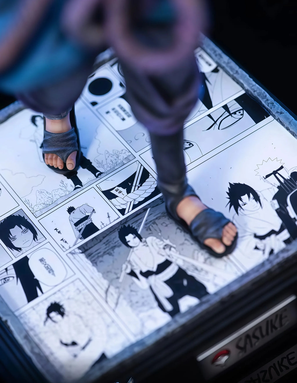 30cm Naruto Anime Figures Sasuke Action Figure Statue Model Doll Collection Toys Gifts