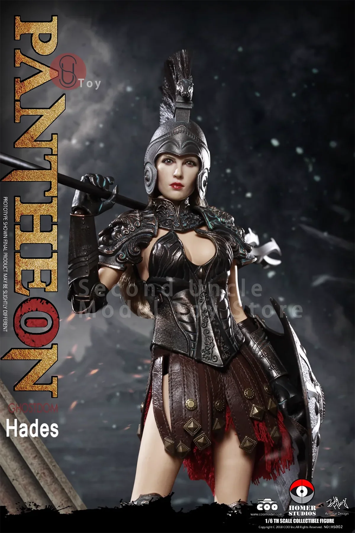 COOMODEL HS001 HS002 1/6 The Goddess Wisdom Athena Ghostdom Hades Platform Bracket Full Set Action Figure Collectible Toys