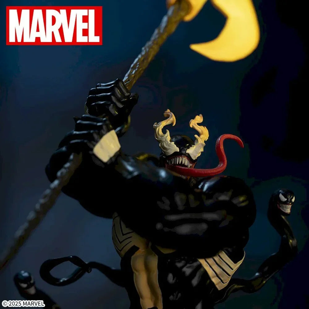 Original Sega Spider-Man Anime Venom Luminasta Anime Figure Action Figurine Model Figuarts Collection Decoration Toys