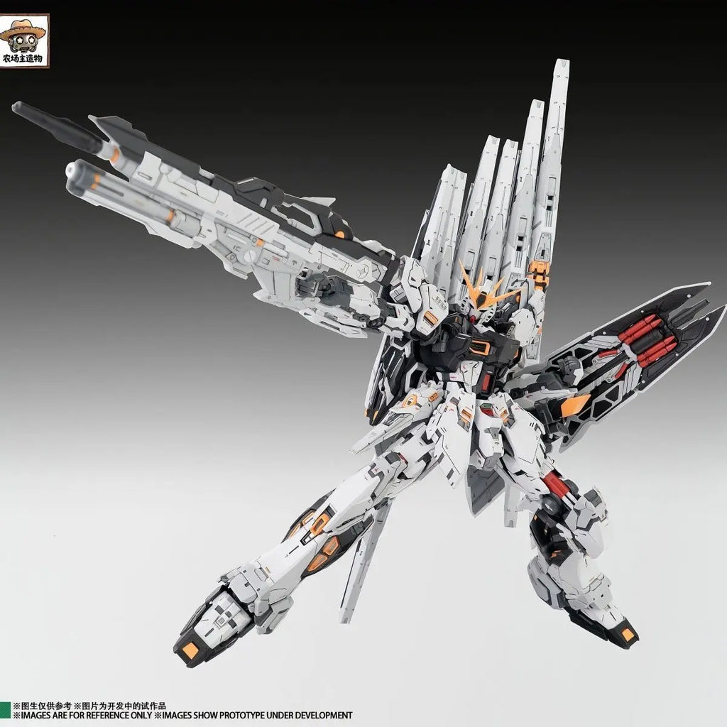 NONGCHANGZHU Model MG 1/100 RX-93 Nu Fighter CMM RX-93 v GK Assembly Model Kits Action Figure Plastic Robot model Toys