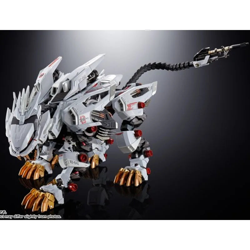 Bandai Original Chogokin Zoids RZ-041 Liger Zero Anime Action Figures Toys for Boys Christmas Gift Collectible Model Ornaments