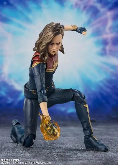 In Stock Bandai S.H.Figuarts SHF Captain Marvel Carol Danvers Chewie Goose Animation Action Figure Toy Model Collection Hobby