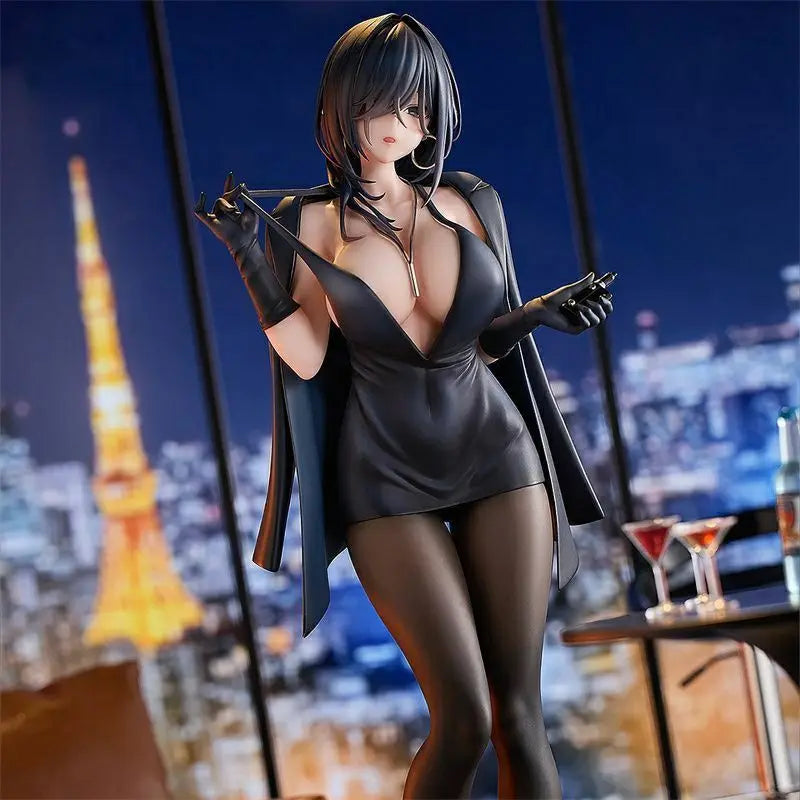Full Payment Cute Girl Horizontal Mountain Bla Dr Statue Model Collectible PVC Desktop Decoration Gift for Anime Fans