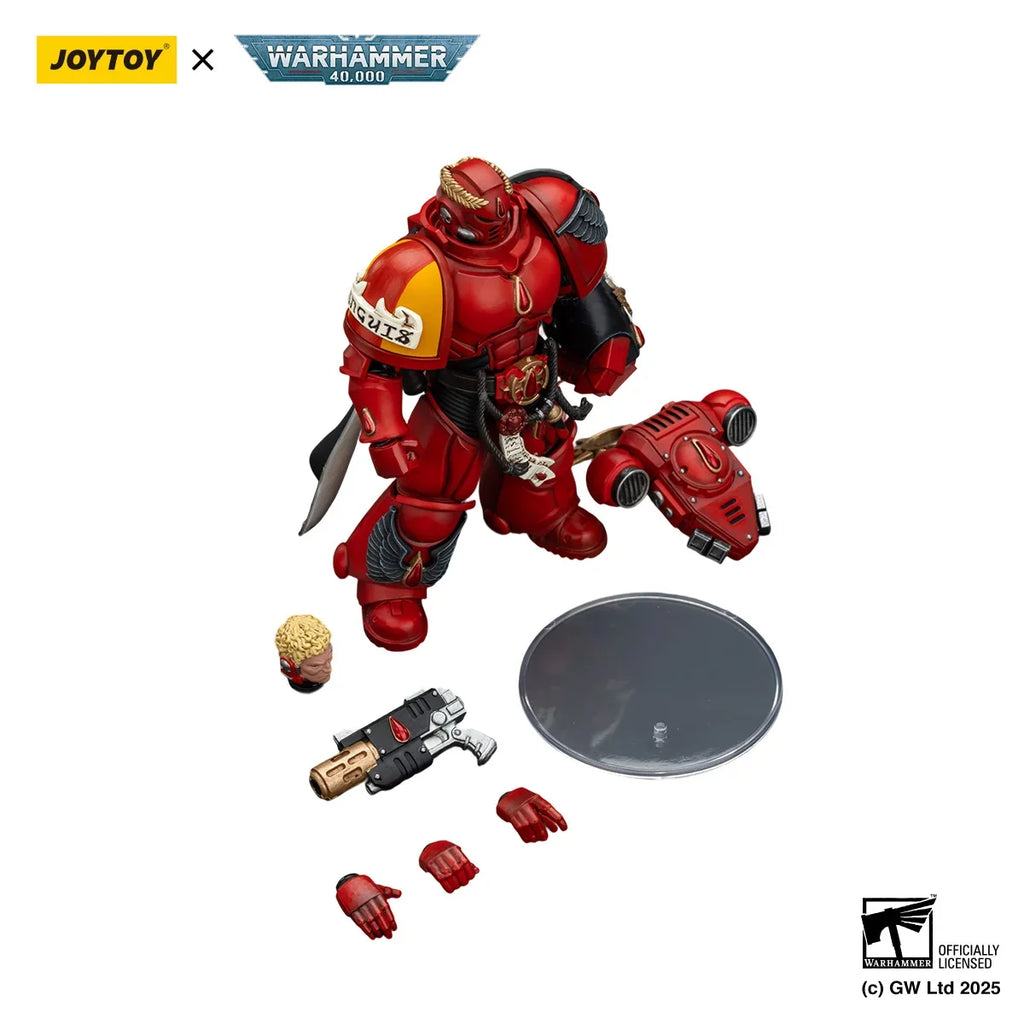 【MT】JOYTOY Warhammer 40K Blood Angels Captain with Inferno Pistol & Power Fist 1/18 Action Figure Model Toys