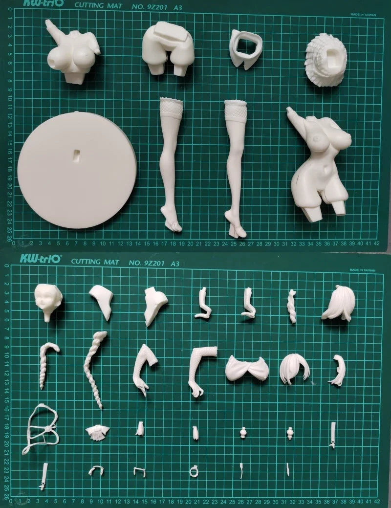 Resin Figure Kit Owari Azur 1/6 Height 33cm Unpainted Garage Resin Kit Model GK