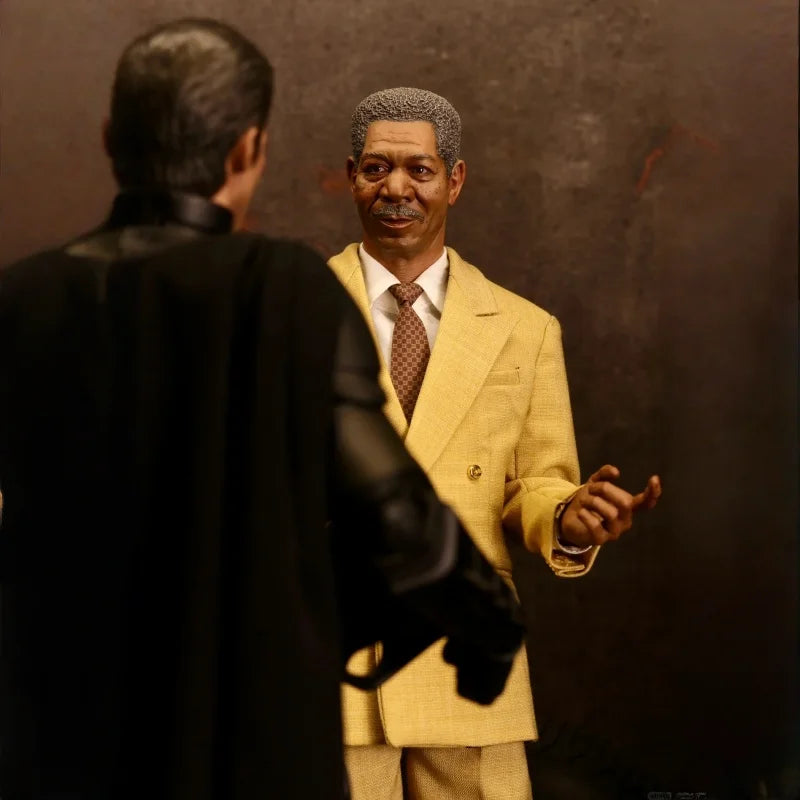 Giao Toys The Dark Knight Rises Cto Lucius Fox G003 Action Figure Pvc Model Collection Accessories Toy Gift Decoration Ornaments