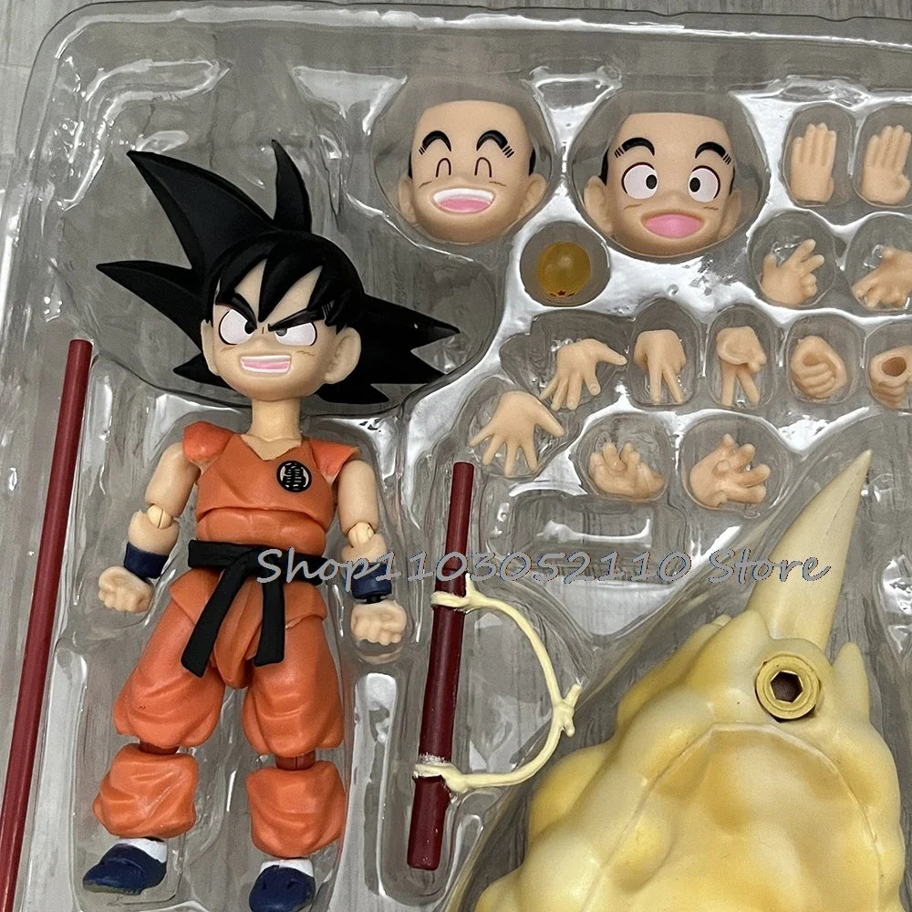 Dragon Ball Z Son Goku Figure Anime SHF Goku Gk Somersault Cloud Action Figurine Movable Collection Doll Model Toy Gifts