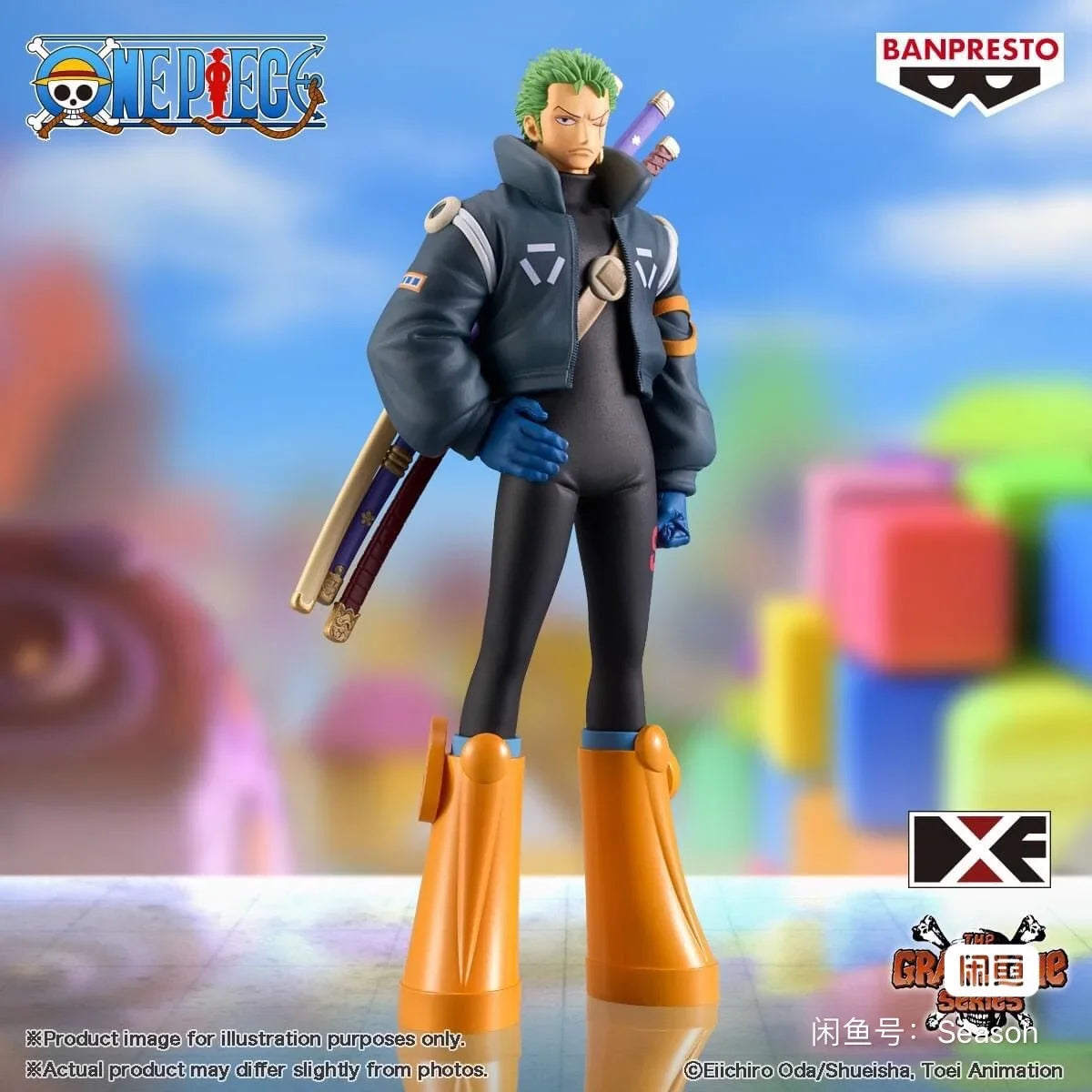 18cm Anime One Piece Zoro Figure Dxf The Grandline Series Egghead Figures Pvc Model Birthday Gift Japanese Dolls Toys Gifts chid