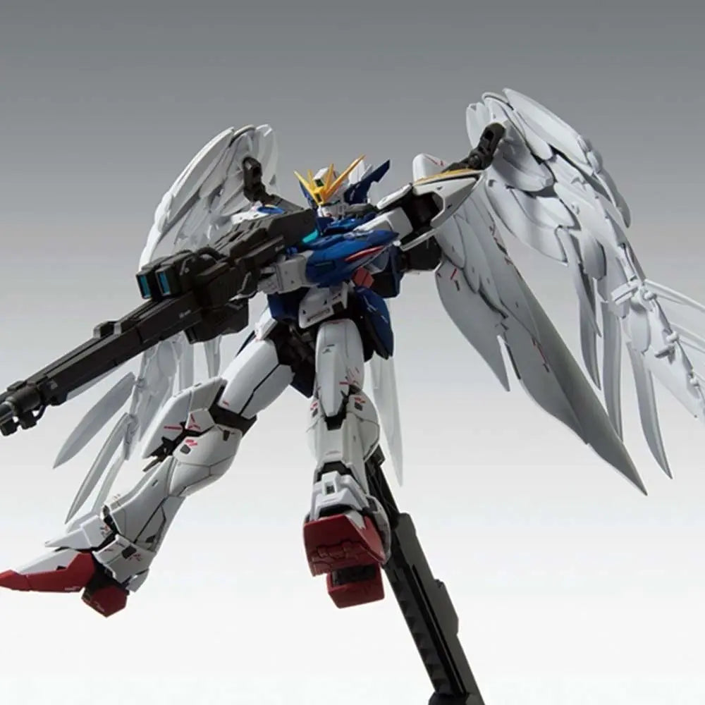 Bandai Genuine Original Mg 1/100 Wing Gundam Zero Ew Ver Ka Anime Action Figure Assembly Toys for Gift Collectible Model Ornamen