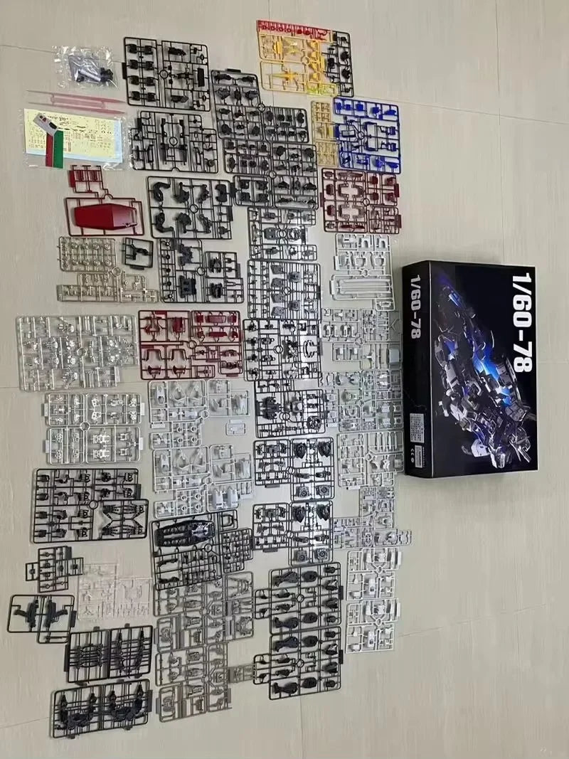 Daban Pgu 1/60 Rx-78-2 2.0 High-Precision Framework Assembly Action Figure Doll Model Kit Figures Collection Toy Holiday Gifts