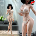 1/6 Scale Fitness Female Super Big Bust Slender Waist Seamless Abdominal Muscle Body 12'' Flexible Action Figure Doll Toys