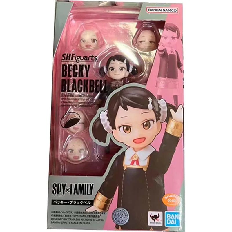 Bandai SPY FAMILY Anime Figure SHF Anya Twilight Loid Yor Forger Thorn Princess Becky Damian High Poseability Toys For Boys Gift