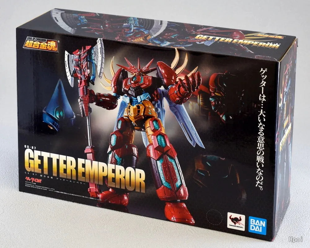 SOUL OF CHOGOKIN  《Getter Robo: Armageddon》GX-87 Getter Emperor Alloy Action Figure Toy Model 22cm