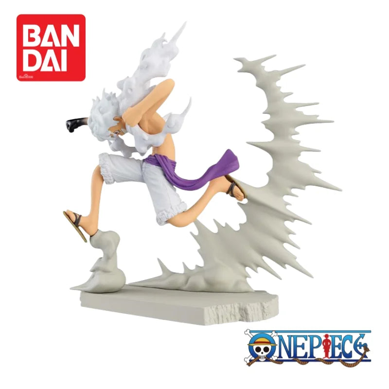 In Stock Original Bandai Banpresto One Piece Monkey D Luffy and Rob Lucci Figurine 100% Genuine Action Figure Anime Merchandise