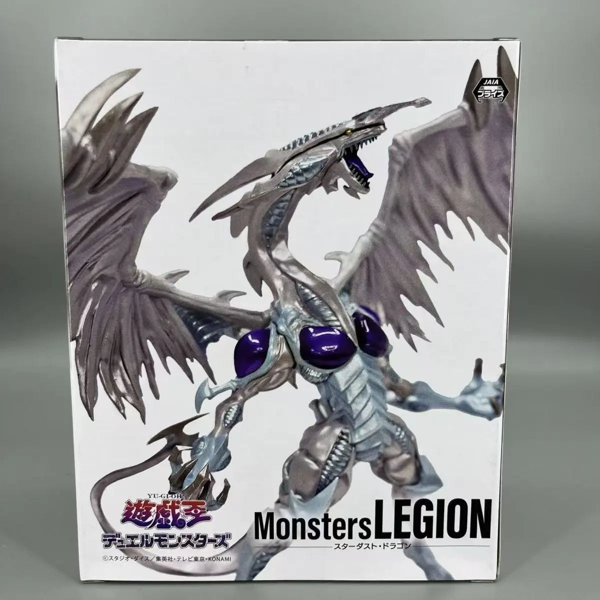 Bandai Original KONAMI Monsters Stardust Dragon Yu-Gi-Oh! Anime Figure Action Figurine Toys PVC Model Collection Doll Gift