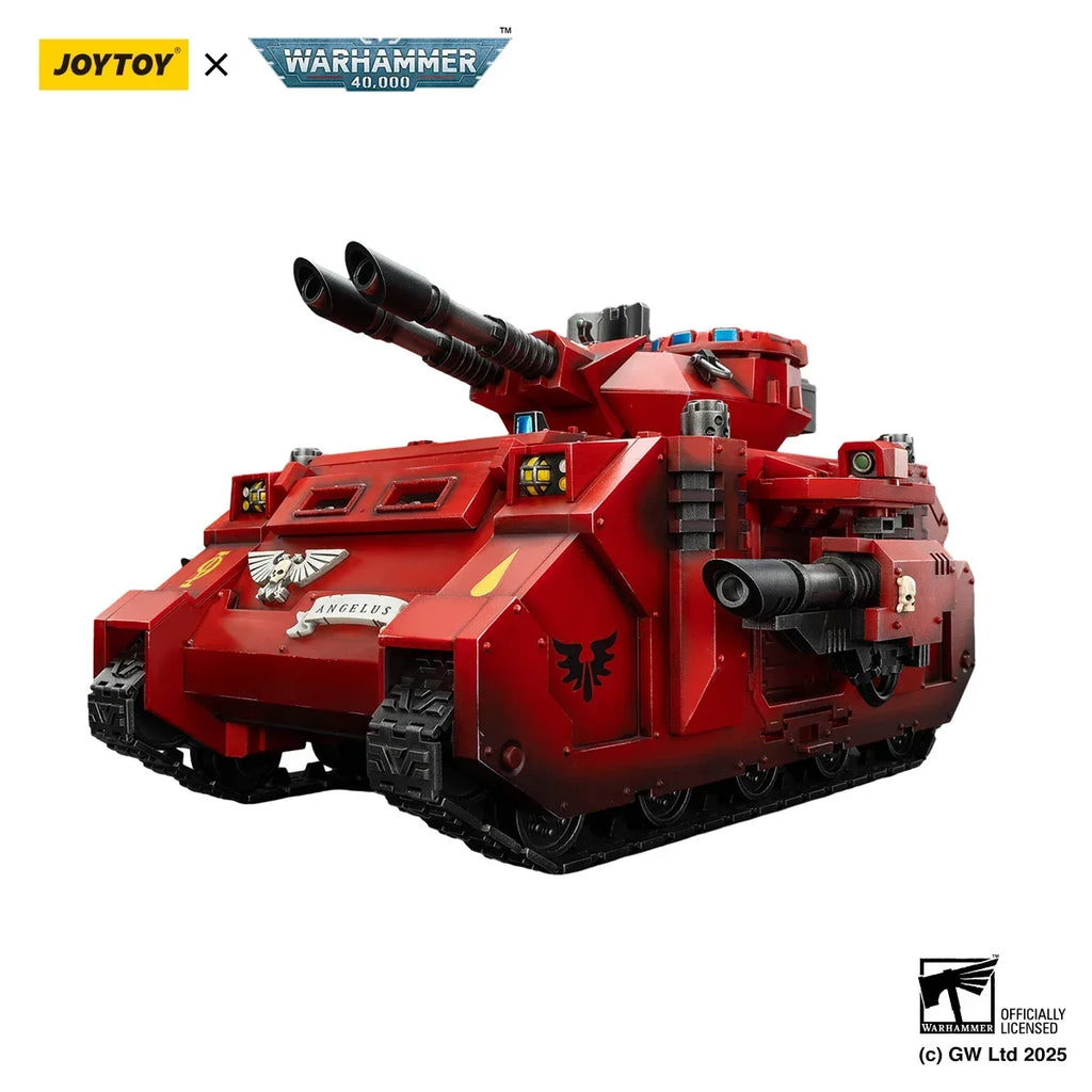 JOYTOY 1/18 Warhammer 40K Action Figures Anime Mech Blood Angels Predator Annihilator with Twin Lascannons