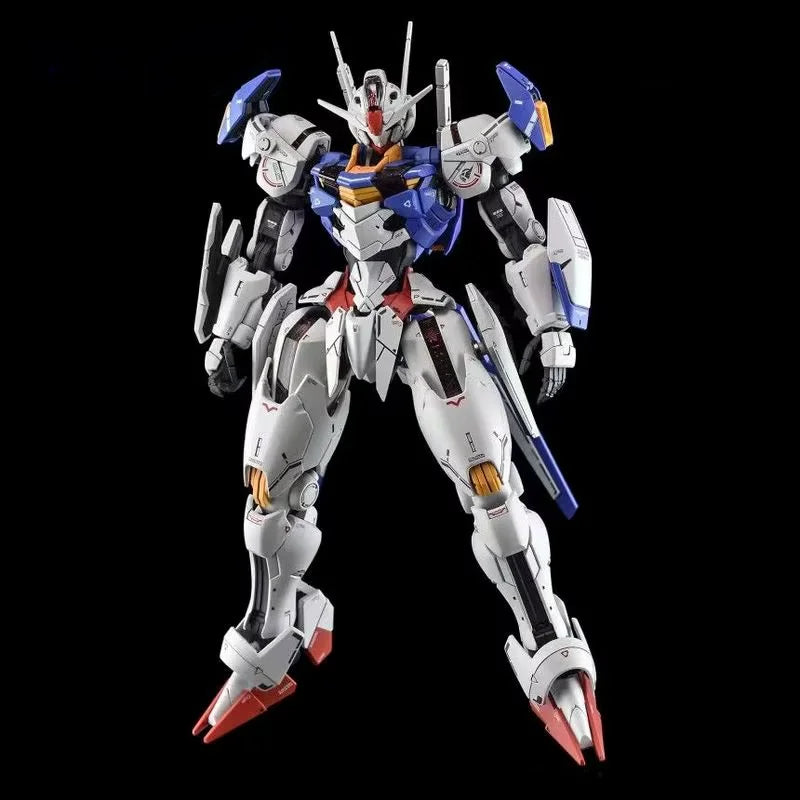FM 1/100 Witch from Mercury Aerial Mecha Model Kit Action Figure Doll for Kids with Water Sticker And Display Bracket Toy Gift