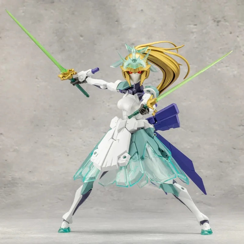 Kotobukiya Original Genuine Megalomaria Unlimited Universe Green Glass 16cm Mobile Suit Girl Action Figures Assembly Model Toys