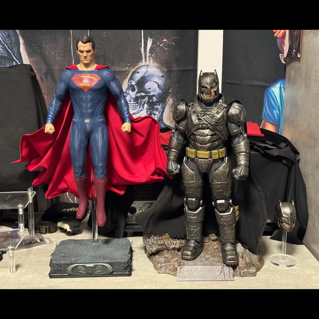 Original In Stock Hottoys Ht 1/6 Bvs Armored Batman 2.0 Mms742 Mms743 Alloy Action Figure Kids Toy Birthday Gifts