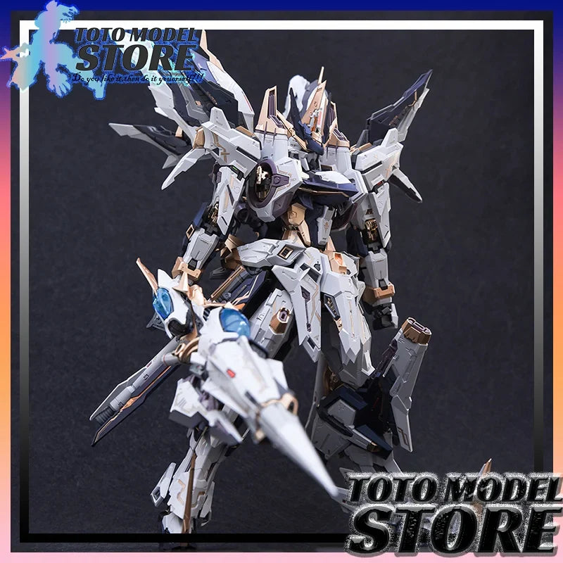 SNNA PMD AURORA MG 1/100 Imperial Dawn Knight Troops Alloy Die Casting Frame Assembled Mobile Suit Kit Anime Action Figures Doll