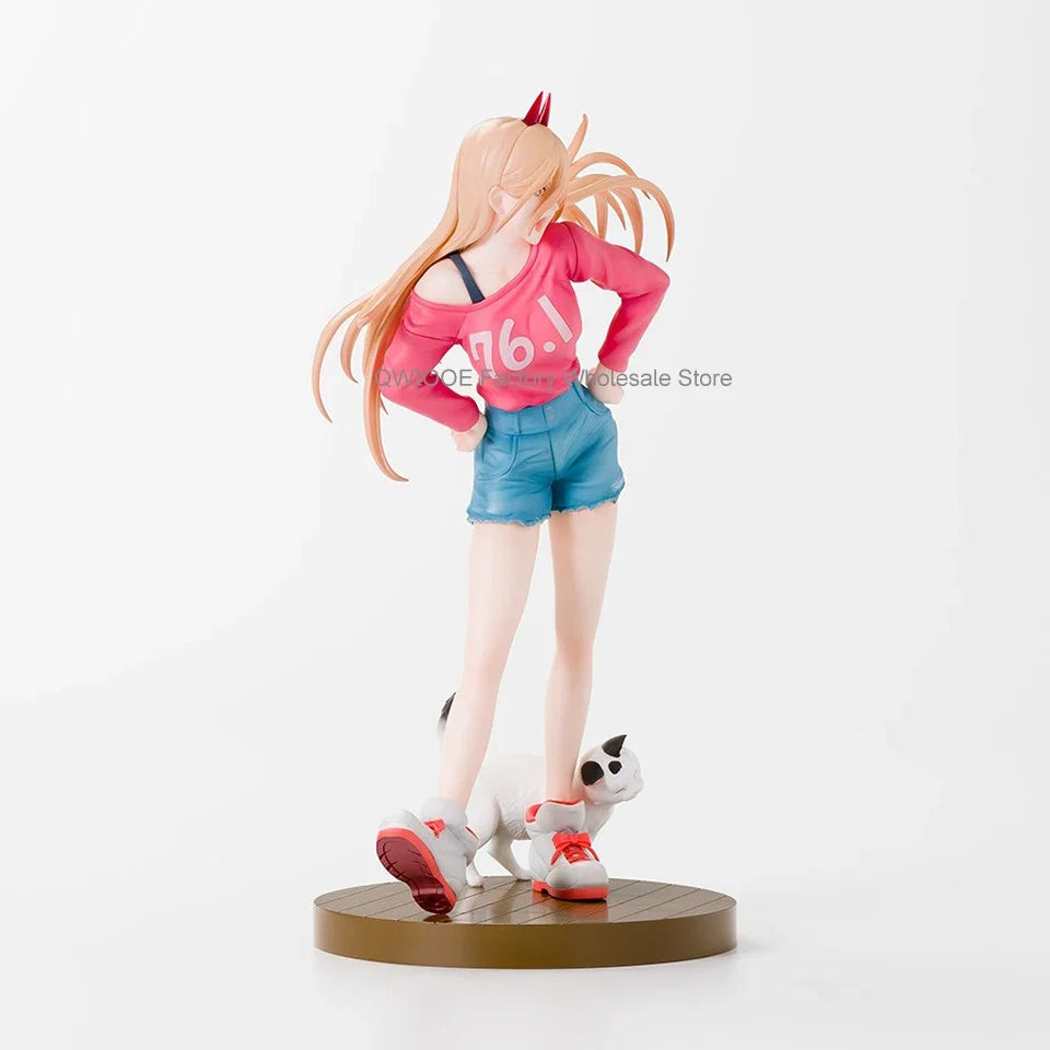 SEGA Chainsaw Man Action Figure, 20cm Power Motion Collectible, Denji PVC Model for Adult Collection Adult Anime Collectible Toy