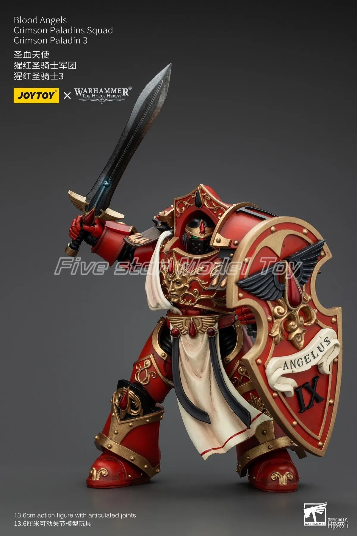 In Stock Original JOYTOY Warhammer40K Blood Angels Crimson Paladins Squad 1/18 Action Figures Anime Models Toys Gifts Collection