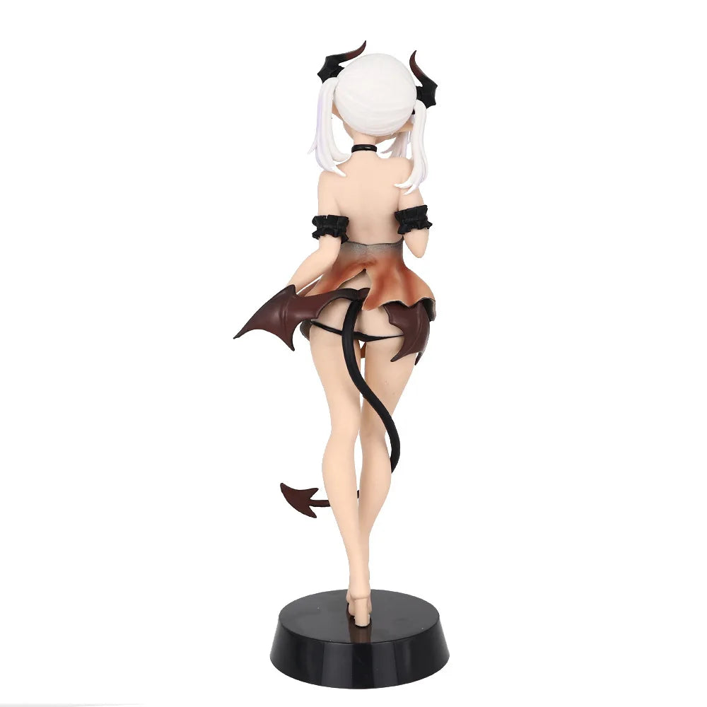 28cm Anime little devil Lilith Q version standing posture Action Figure PVC model Toys doll Desk Decor Collectible Gifts