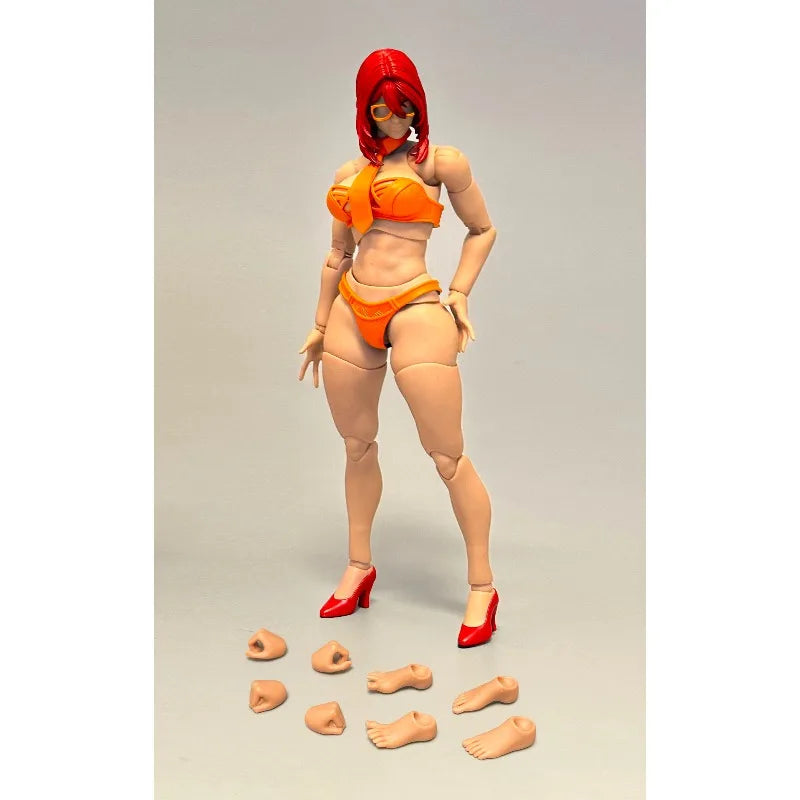 FB001 Pre-sale 1/12 Scale Toys Three Colors Super Flexible Female Body Model Fit 6-inch Action Figures Birthday Gift Decoration